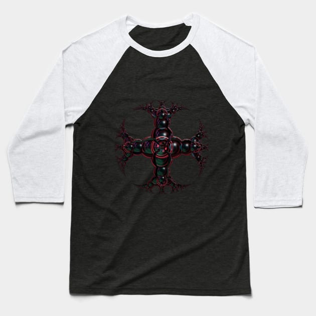 Symbolic Cross Baseball T-Shirt by Lynn